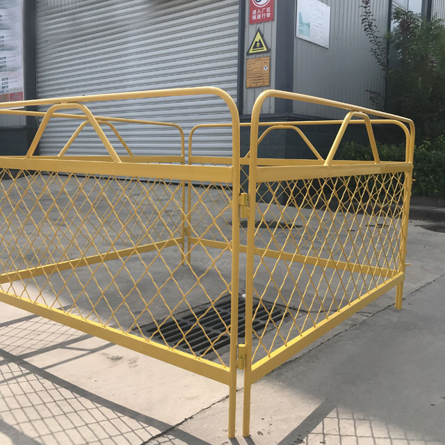 Removable Barrier Temporary Barrier Manhole Guard Rail Fence Protect Your Work Area