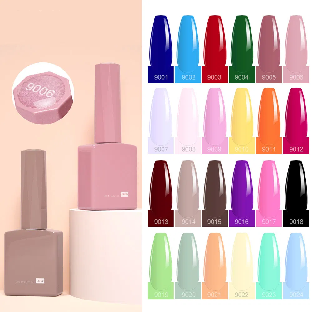 OEM Custom Products UV Gel Nails Polish Kit Low Odor Pigmented Non-Toxic Rubber Base Coat Nail Art