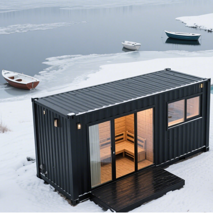 13FT Cube-Series Outdoor Home Sauna Kits for Garden