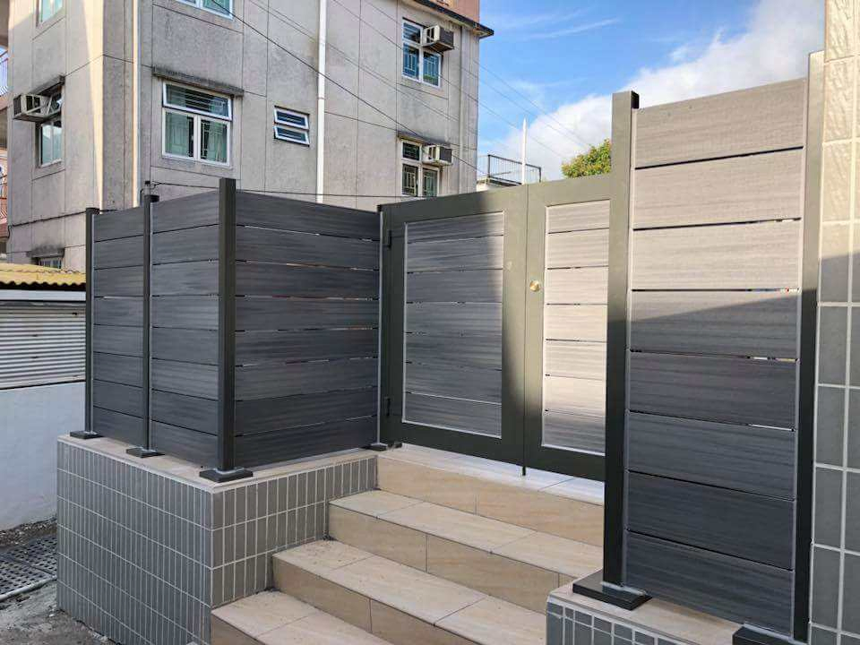 Beautiful Garden Fences Wooden Fence Wood-Plastic Composite Environmental Building Material