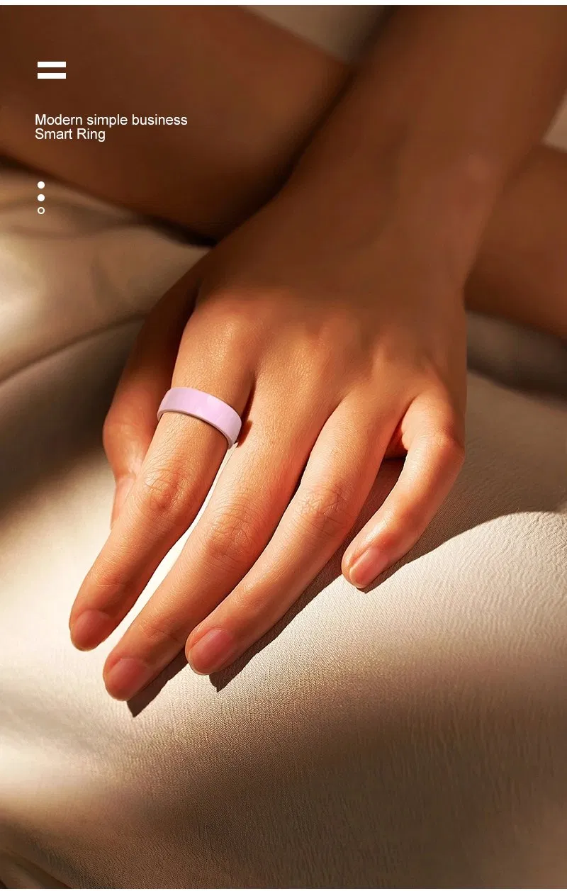 Умное керамическое кольцо для здоровья с зарядкой