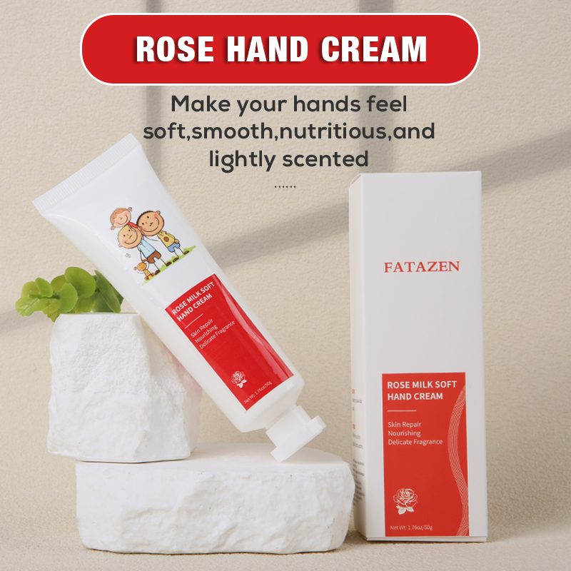 Natural Skincare Whitening Lighten Hand Complexions Rose Moisturizing Non-Greasy Hand Cream