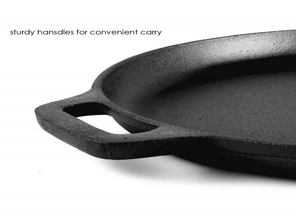 Pre-Seasoned Cast Iron Pizza Pan