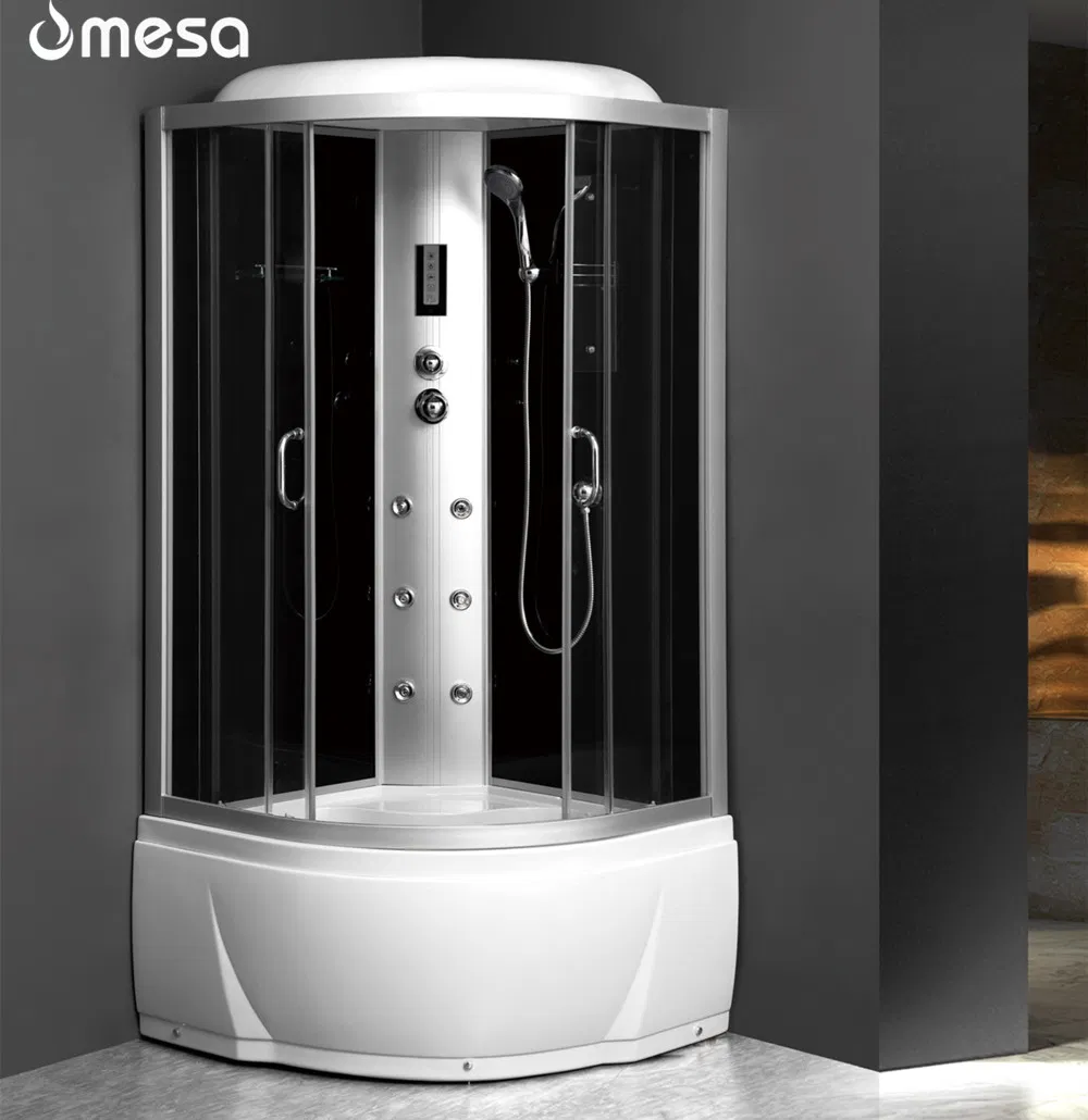 Hot Sell Sector Shape Complete Jetted Bathtub Combo Room Shower Cabin for Middle East