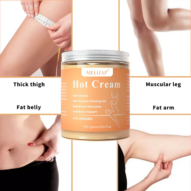 Private Label Hot Belly Slimming Cream Fat Burning Cellulite Waist Shaper Body Slimming Cream for Weight Loss