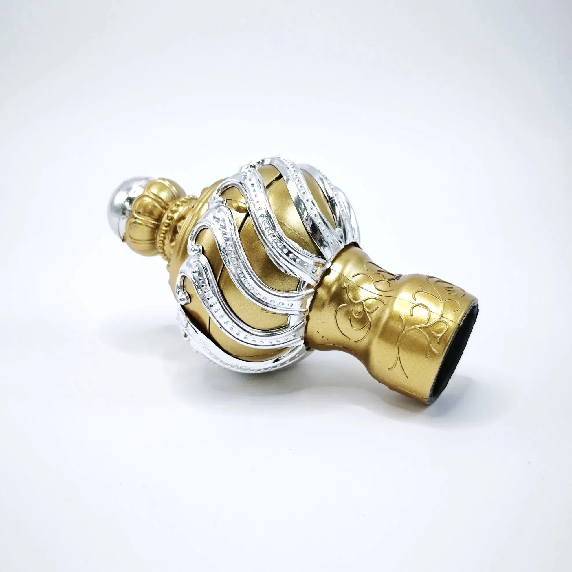 Curtain Accessories 28mm Roman Pole Ornamental Crown Cap