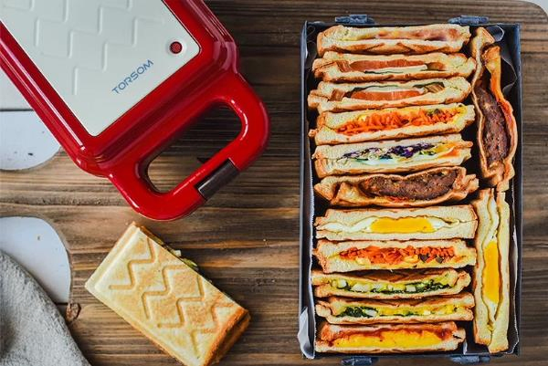 600W with Detachable Plate Sandwich Maker