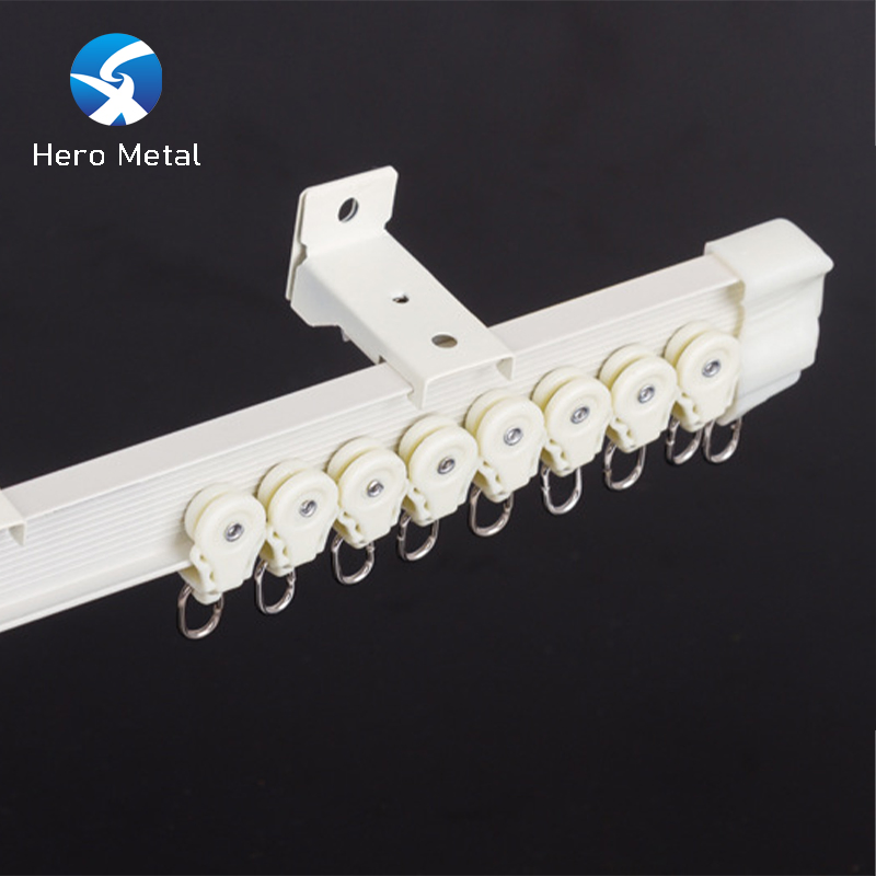 Aluminum Silver Curtain Profile Hero Metal 2026 Extrusion 6063 Curtain Track