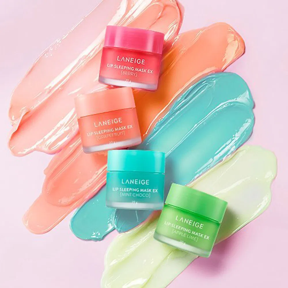 Customized Logo Fruits Moisturizer Hyaluronic Apple Lime Dry Lip Treatment Vegan Hydrating Overnight Lip Sleeping Mask