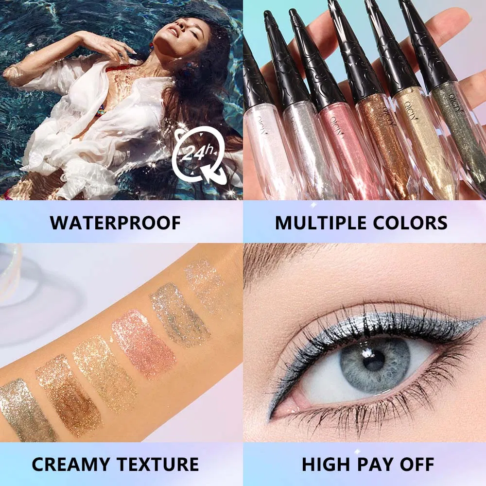6 Color 5g Cosmetic Shimmer Pearl Glitter Eyeliner