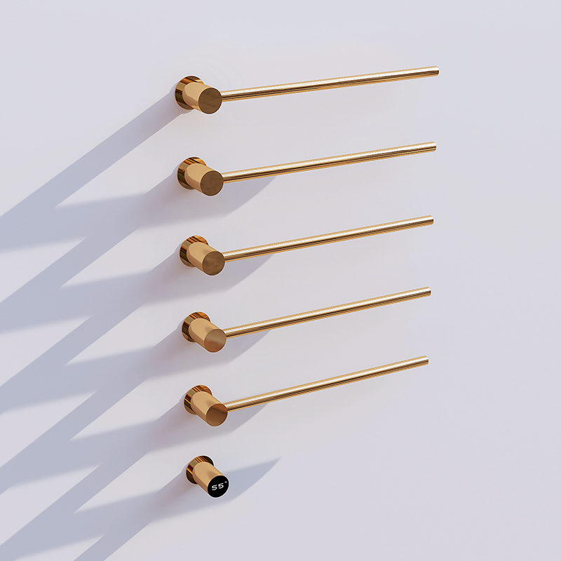 Нагреваемая вешалка для полотенец Brushed Nickel с таймером