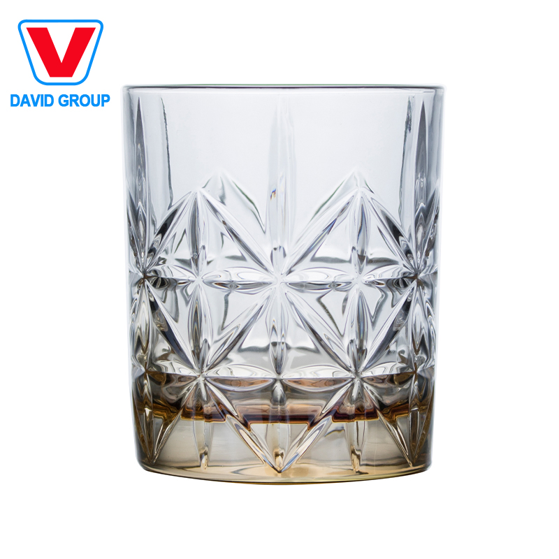 Wholesale Custom Finely Embossed Clear Glass