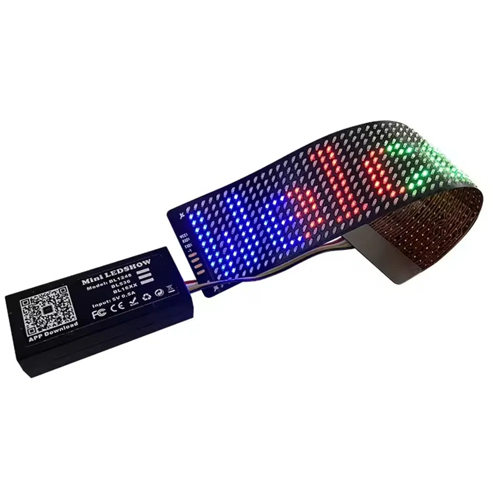 Wholesale Cross-Border Flexible Vest Chest Patch Small Soft Ultra-Thin Outdoor LED Display