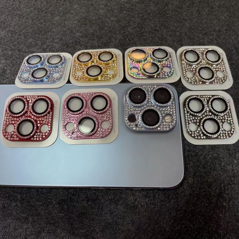 Защитная плёнка Luxury Bling Diamond для камеры iPhone