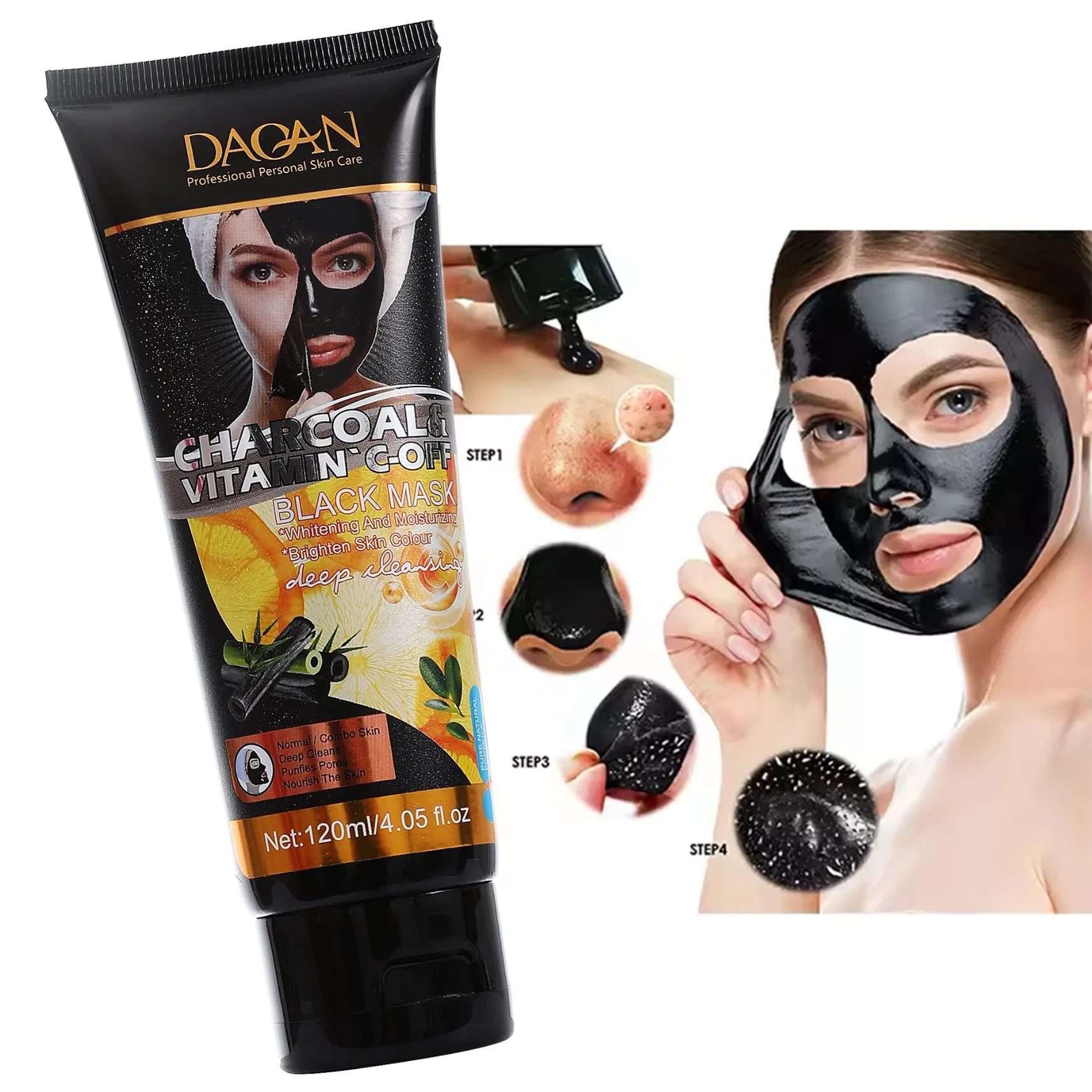 Charcoal Peel-off Mask Deep Cleansing Purifying Pore Minimizing Acne Treatment Oil Control Face Mask