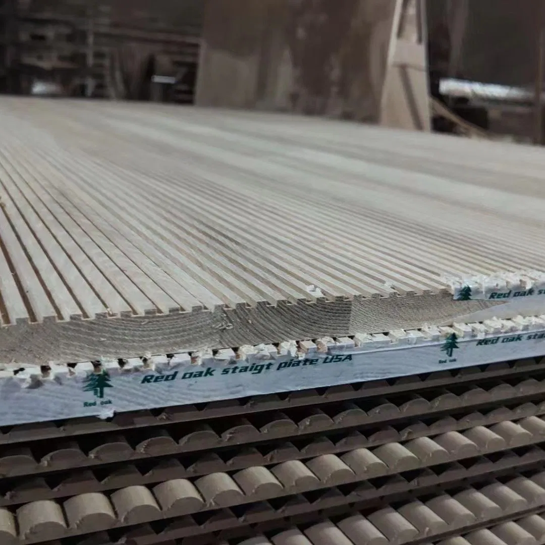 Custom-Made High Quality Solid CNC Texture 3D Wood Wave Wall Panel