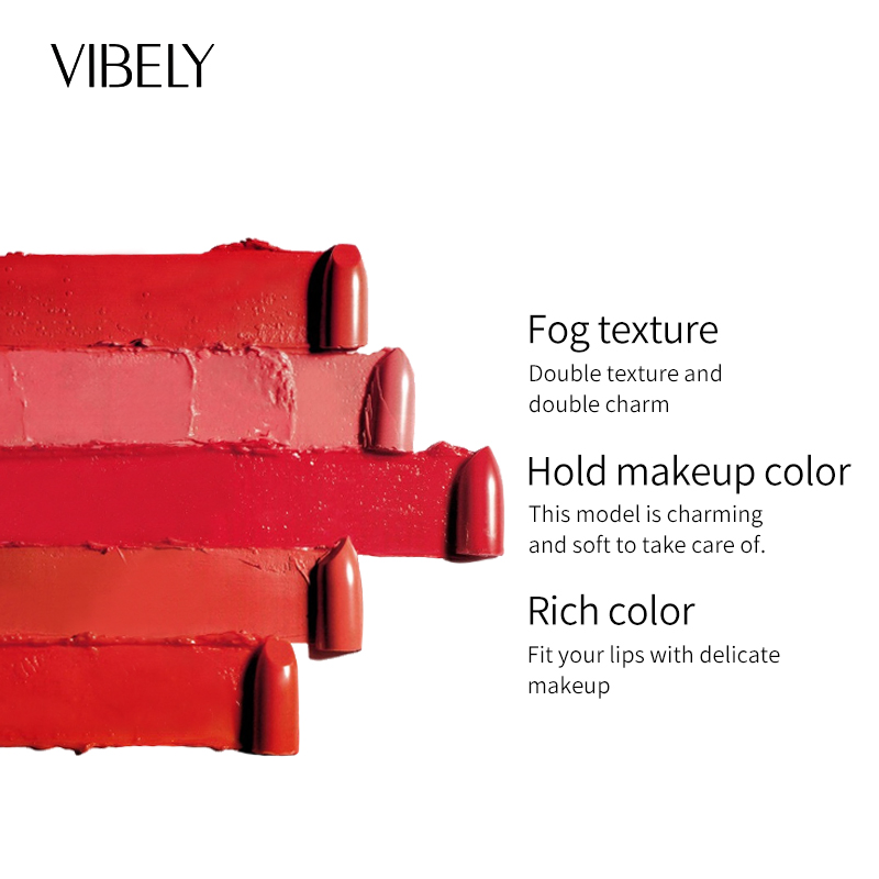 Cosmetic Kiss-Proof Lip Makeup Long Lasting Velvet Matte Moisturize Waterproof Lipstick