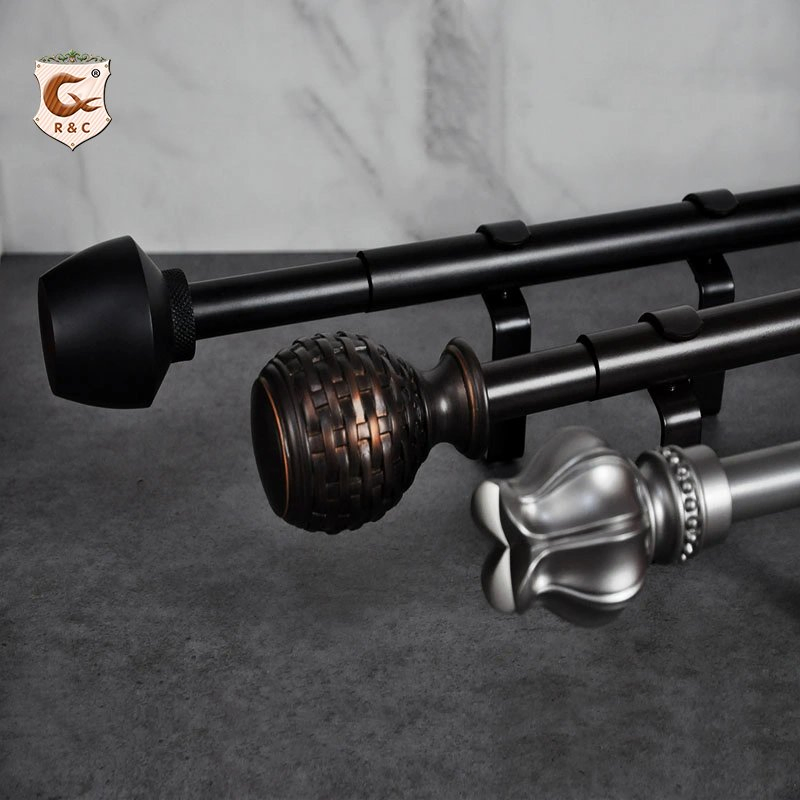 Manufacture Curtain Rod Bracket and Metal Curtain Rod Sets