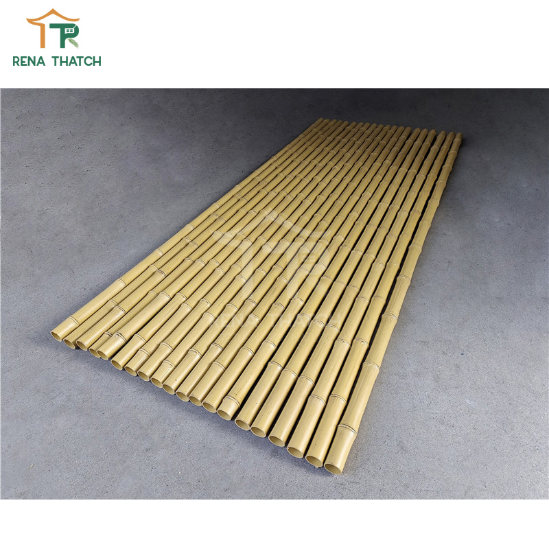 Fire Resistant UV Protection Synthetic Fireproof Bamboo Pole Artificial Bamboo Stick for Japanese Style