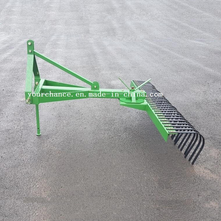 Africa Hot Sale Tractor Rear 3 Point Hitched 1.2-2.1m Width Stick Rake Land Rake Ground Rake