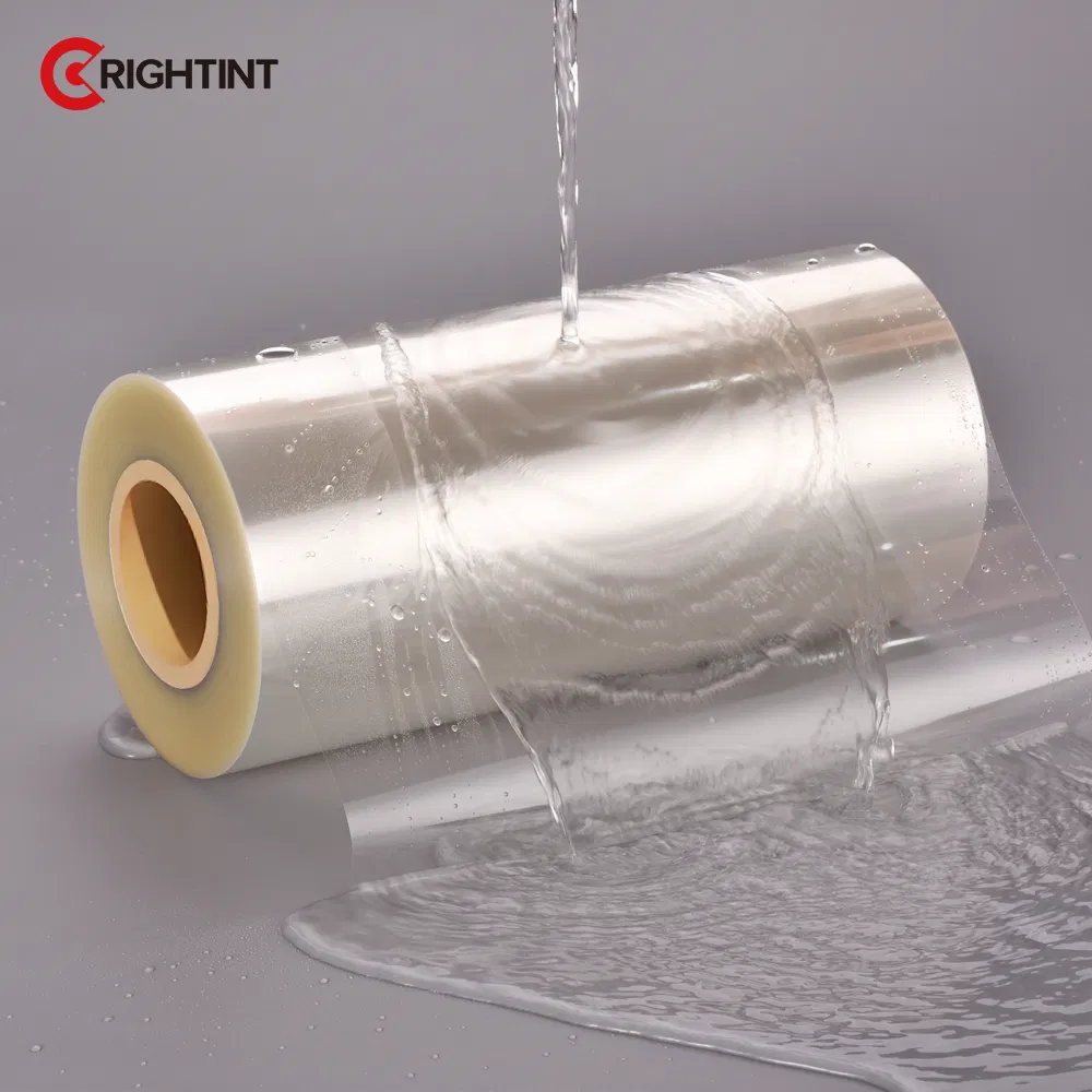Factory wholesale Waterproof rollo jumbo Inkjet Printable Transparent BOPP label paper