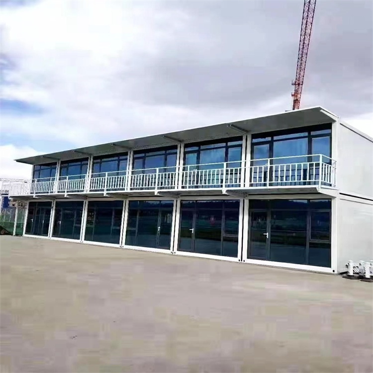 Two Storey 20 Feet Living Prefab Container Garage House