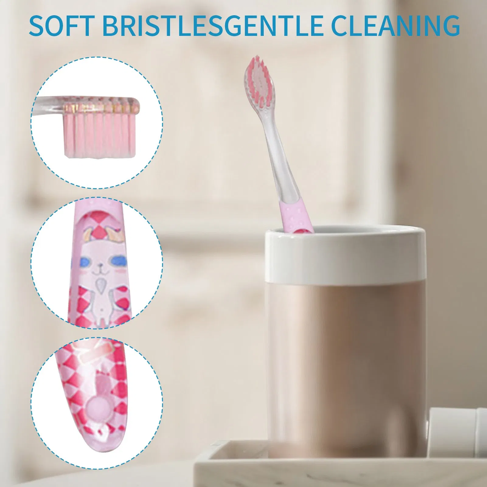 Children/Kids Toothbrush Super Soft Bristles Daily Use