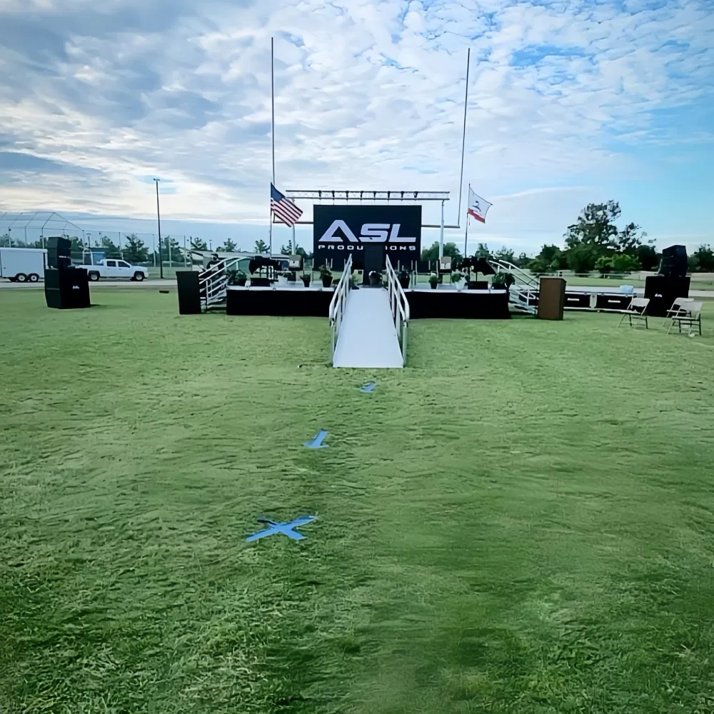 Outdoor Mobile Stage Aluminum Concert Stage Aluminum Stage Platform Foldable Design for Events Concerts Weddings