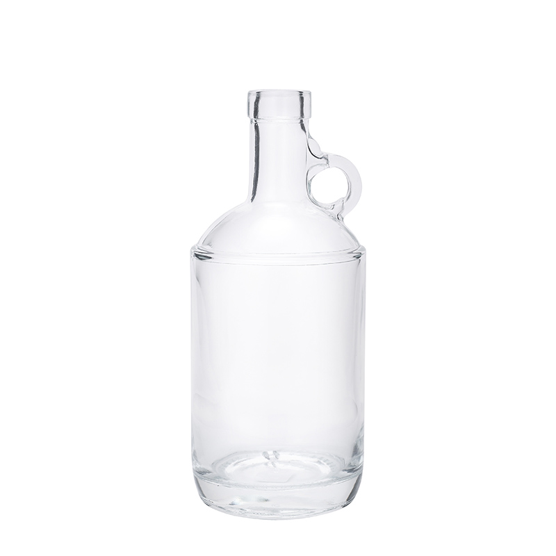 Стеклянная бутылка для джина 700 мл, прозрачная