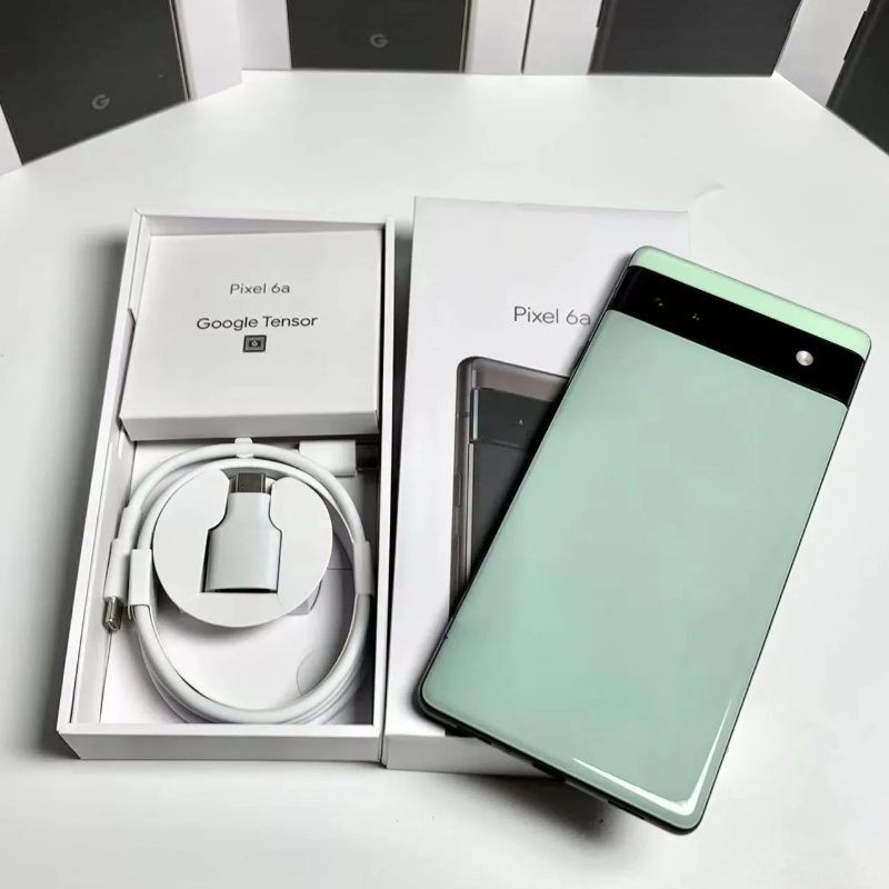 Cheap Wholesale Unlocked Original Used 6A 6g Smartphone Cell Phonefor Pixel 6A 6 PRO 128g 256g Second-Hand Phone