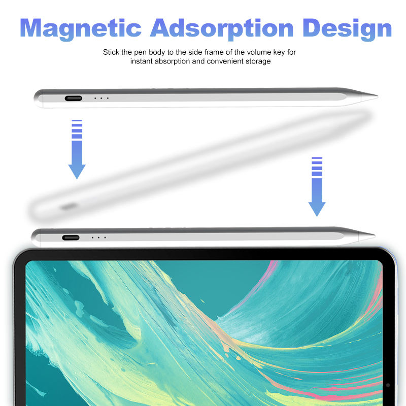 Стилус для iPad и планшетов с наклоном и защитой от касаний