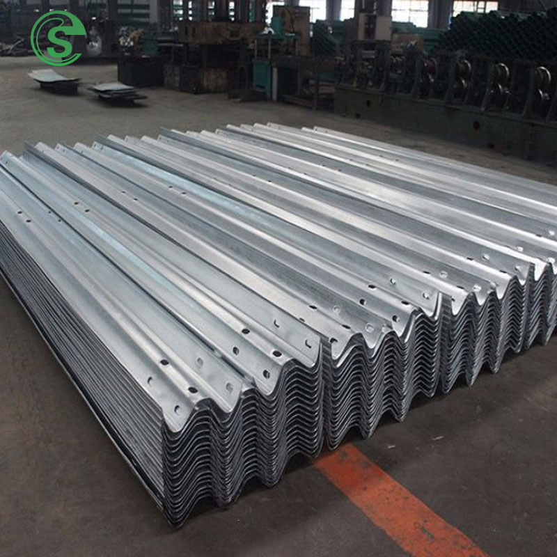 Galvanized Steel W Beam Guardrail Fence Anti Collision Safety Guardrail Wholesale