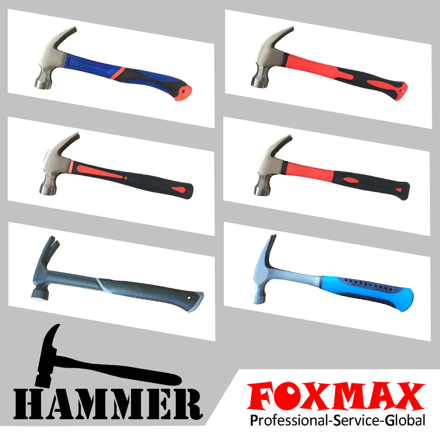 Premium Nordic Style Roofing Claw Hammer with Wooden Handle (FM-HM-027)
