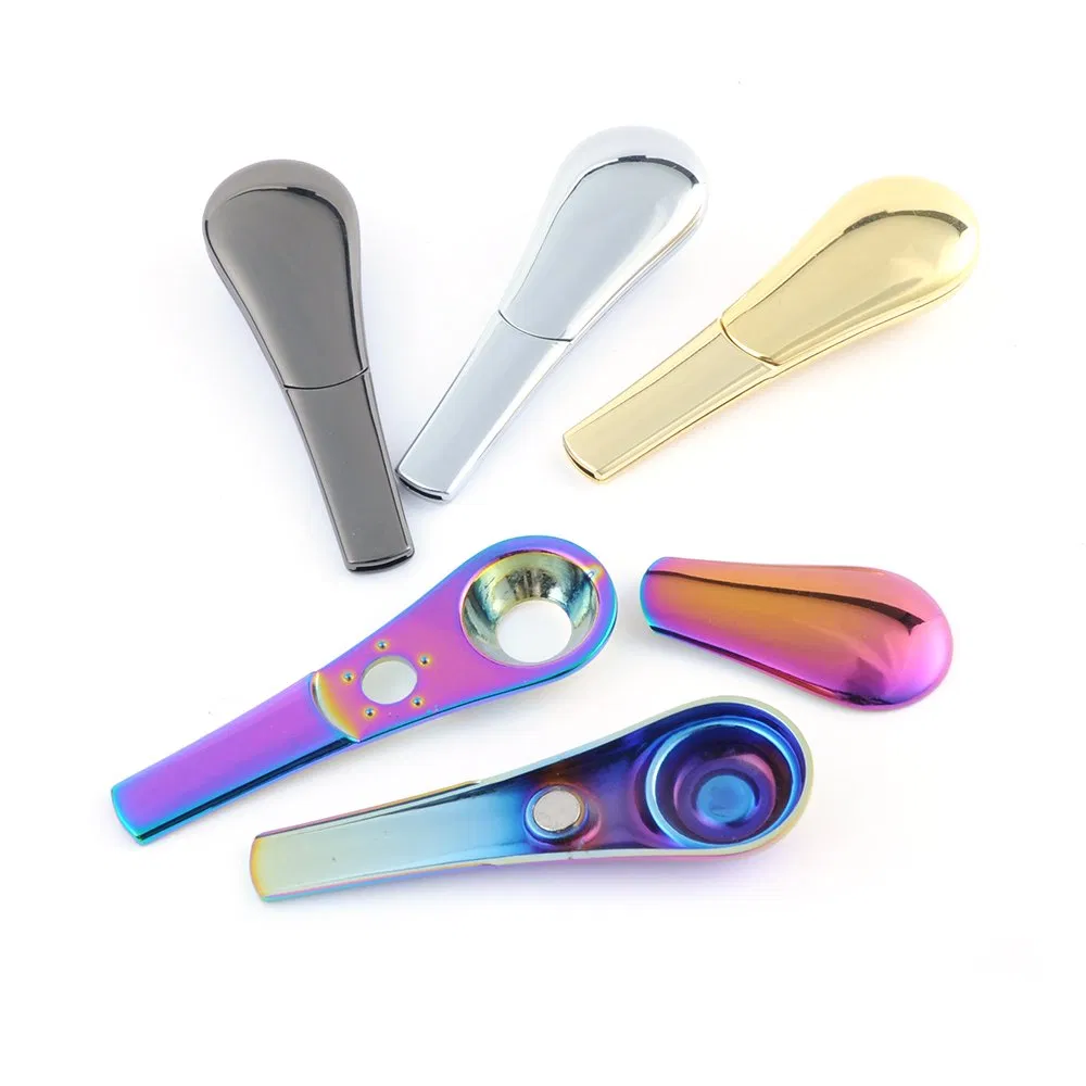 Jl-698 Onuoss Wholesale High Quality Custom Logo Metal Tobacco Smoking Pipes