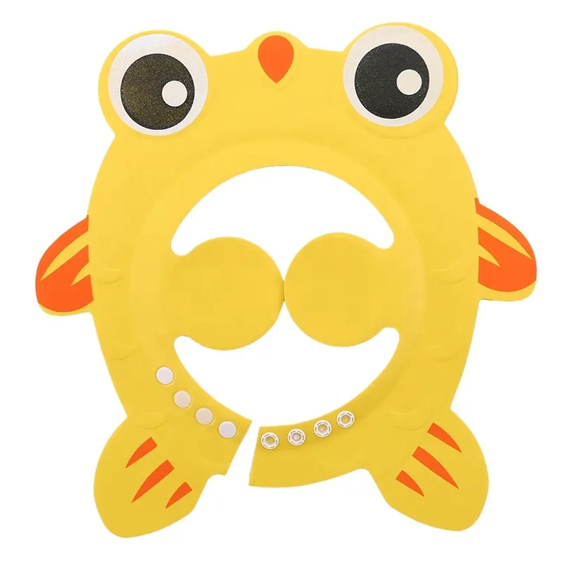 Protective Fish Shape Infant Hair Washing Waterproof Baby Shower Cap
