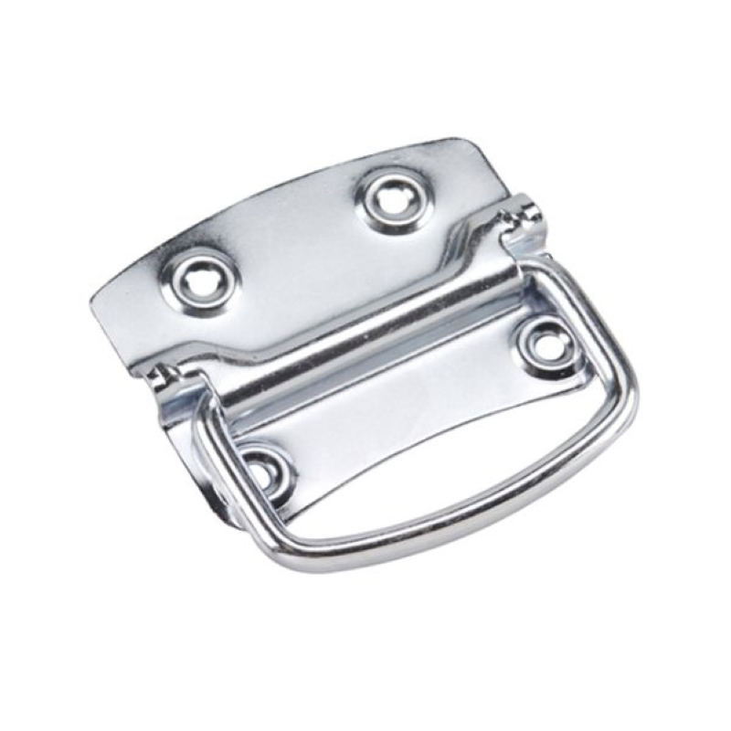 Light Duty Stainless Steel or Steel Tool Black Chest Handle