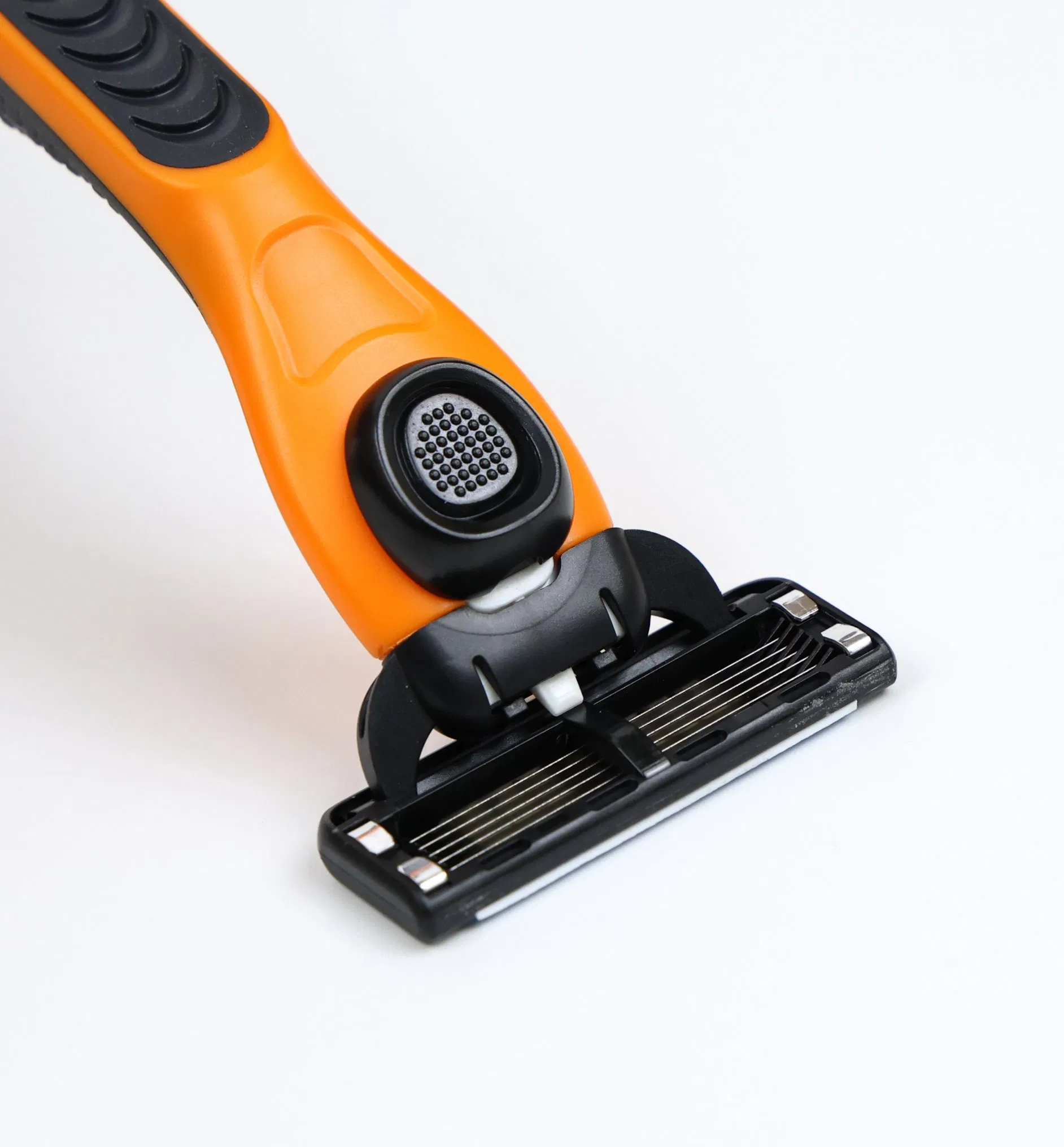 Six Blade Shaving Razor with Refills Customized Color Women Razor with Aloe