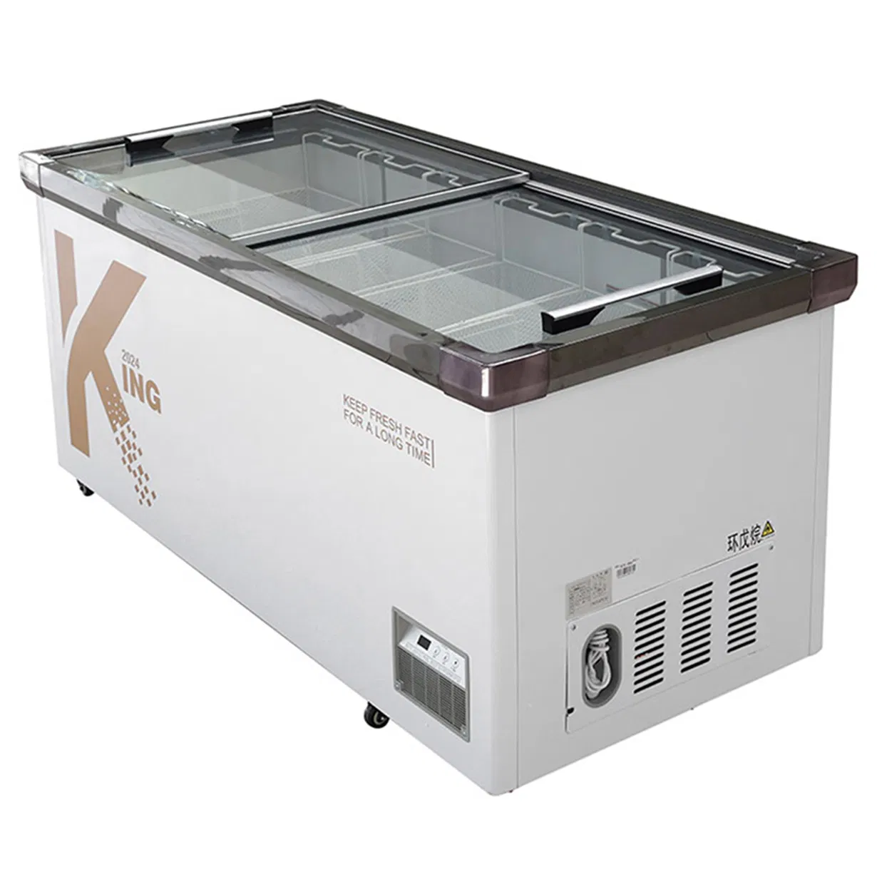 High Quality Supermarket Modern Combination Island Freezer Display Showcase for Frozen Food