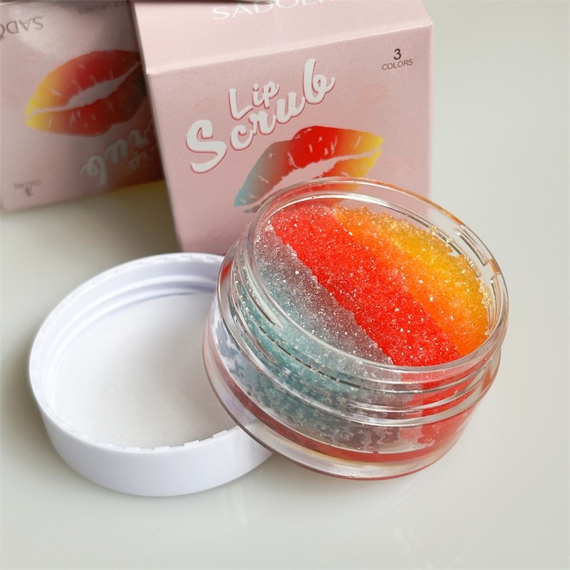 Lip Scrub and Balm Wholesale Private Label Lip Care Moisturizing Exfoliating Lip Scrub and Balm