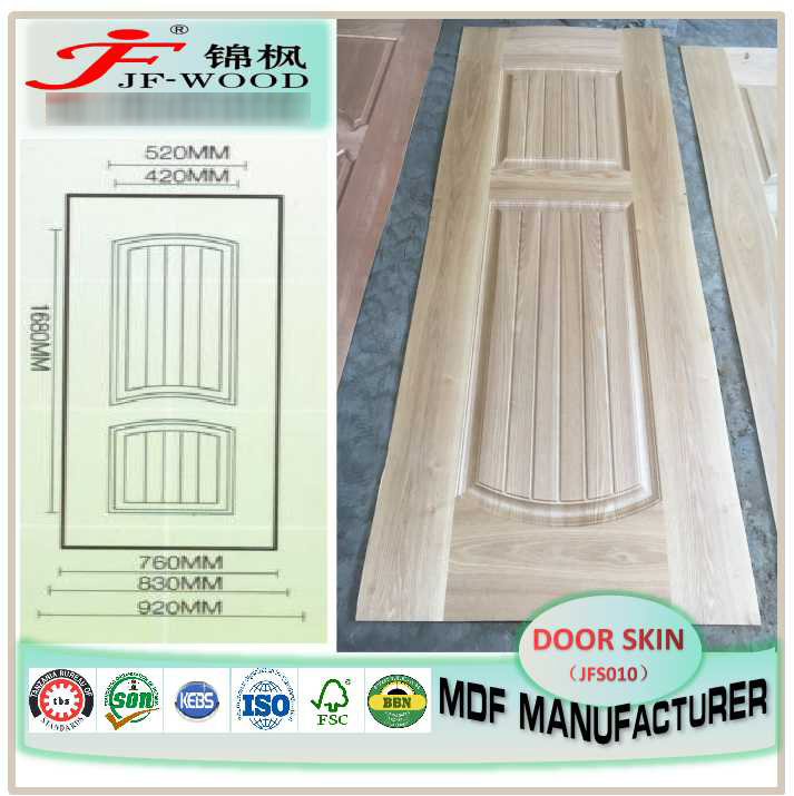 Door Skin with Natural Veneer