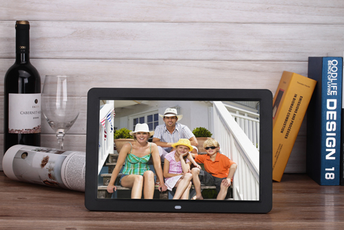 10.1 Inch LCD Display Digital Photo Frame with LED Backlight