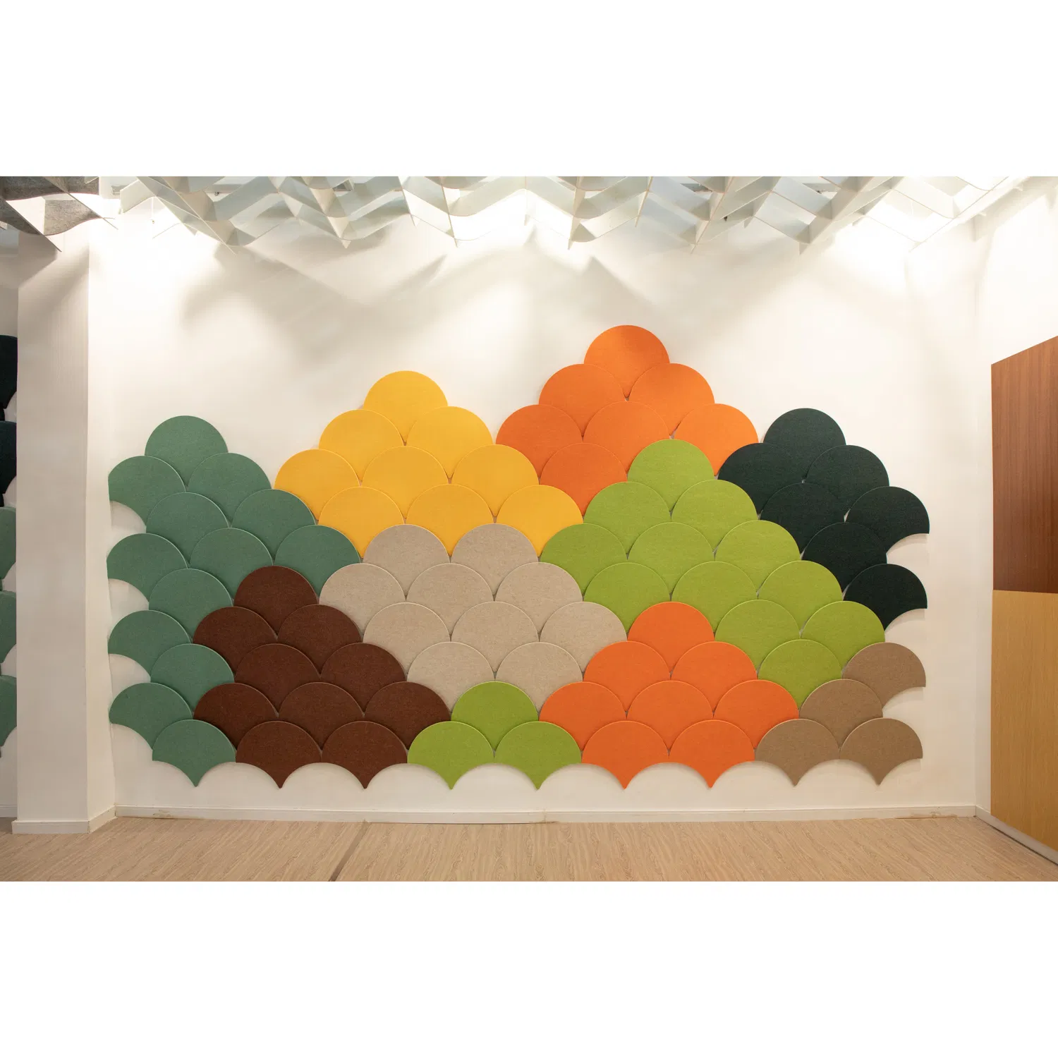 Ginkgo Biloba 3D Polyester Acoustic Panel