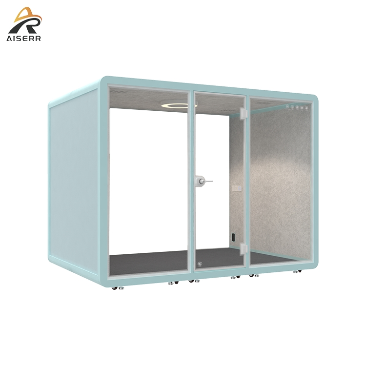 Hot Sale Soundproof Phone Booth for Private Calls with Fresh Air System and LED Illumination Features