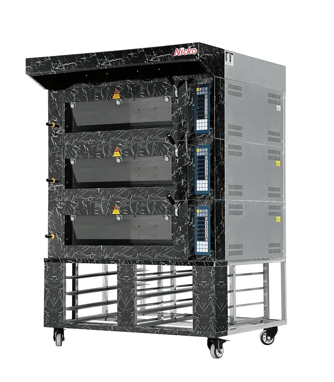 Commercial 3 Deck Oven with 6 Trays for Bakery Use