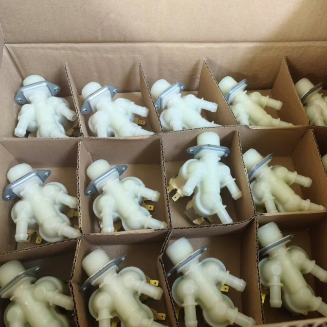 Right Angle Electromagnetic Nylon Valve Home Appliance Accessories