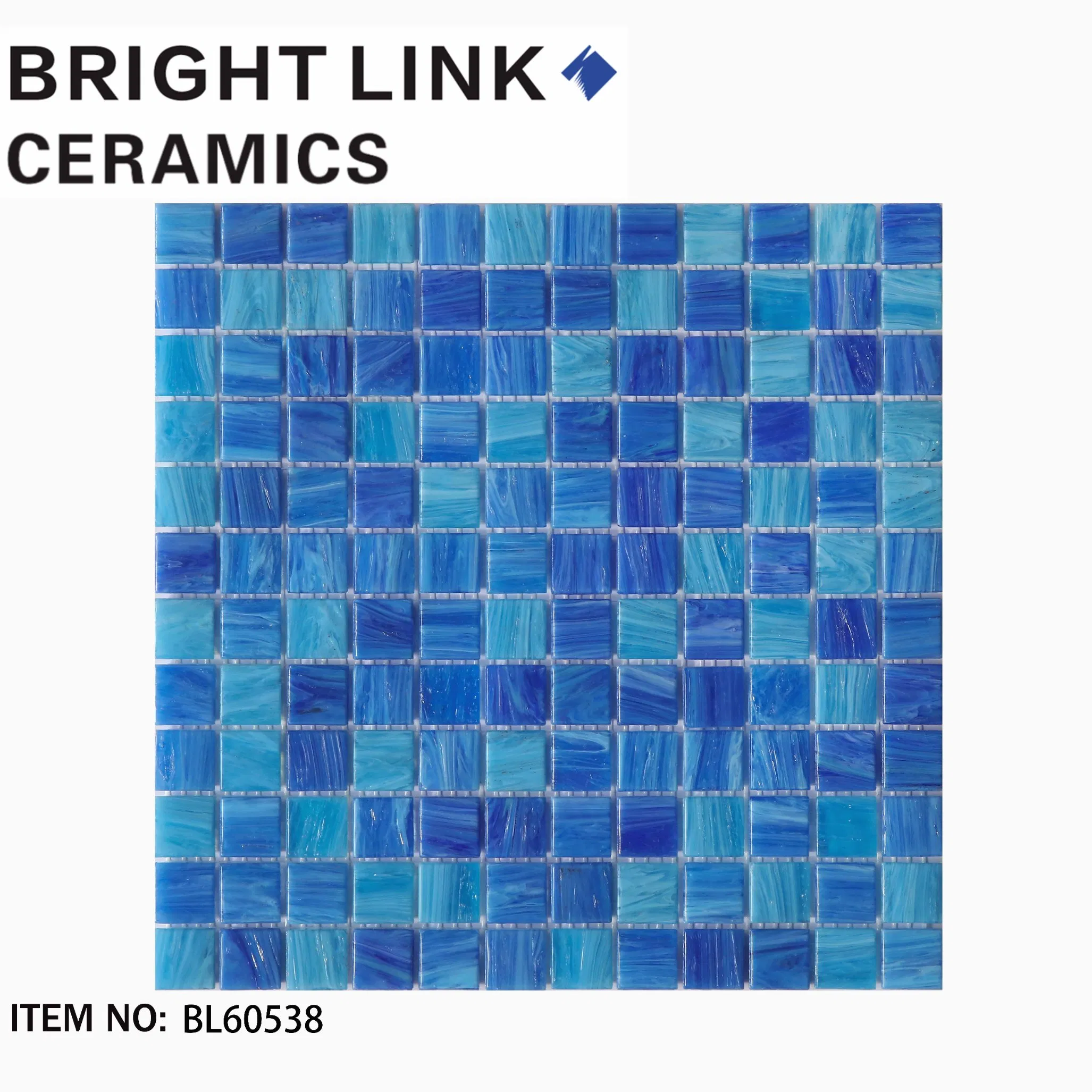 Стеклянная мозаика для бассейна, горячая плавка