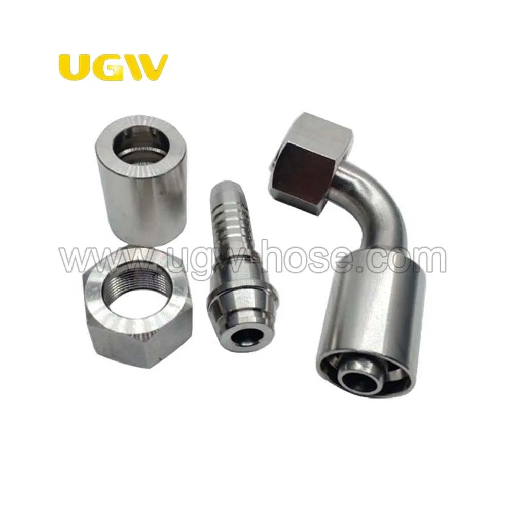 Stainelss Steel Hydraulic Male Coupling 43 Series Crimp Hose Fitting