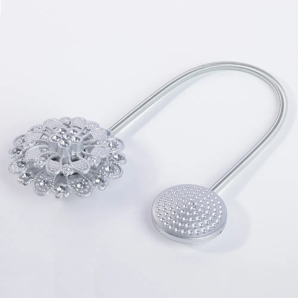 Modern Crystal Curtain Metal Tieback Tie Back Magnetic Curtain Tiebacks
