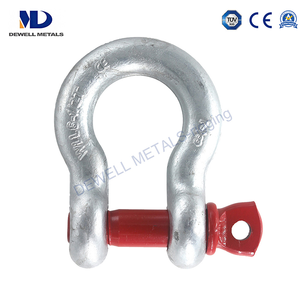 Heavy-Duty Hot Dipped Galvanized Screw Pin G209 Anchor Bow Shackle