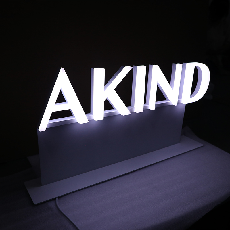 Customized Acrylic Letter Sign Letter United Decorating Office Table for Indoor Use